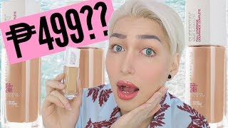 PATOK O PUTOK!? BAGONG FUNDA NG MAYBELLINE! (SUPERSTAY FOUNDATION REVIEW)