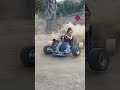 SHE LIKES GO KARTS🙌 #automobile #gokart #diygokart #shifterkart #driftkart #racing #ufobuiltco