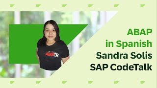 SAP CodeTalk with Sandra Solis
