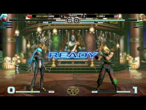 "BBR" KOFXIV AT CEO2017 - DOUYU QANBA XIAOHAI vs EG CHRIS G