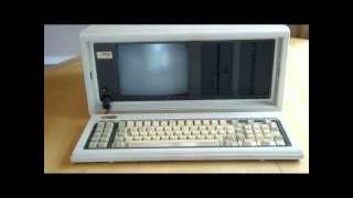 Opening up a Compaq Portable Plus Computer (1983)