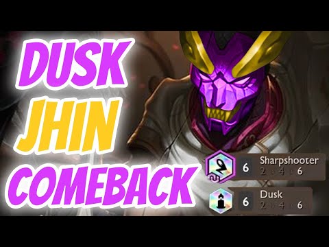 Jhin Dusk Hitting!!! COMP 6 Dusk + 6 Sharpshooter Ez Top 1