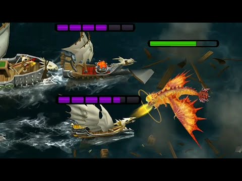 Snafflefang VS Fleet 79 - Defending Berk - Dragons:Rise of Berk
