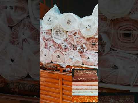 Printed plain golden rexine fabric, for footwear