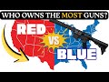 TOP 10 US RED STATES VS BLUE STATES GUN OWNERSHIP
