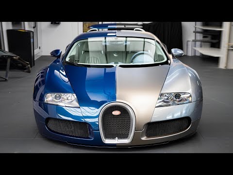 Painting a Ferrari Colour on a £1 Million Bugatti - TopazSkin