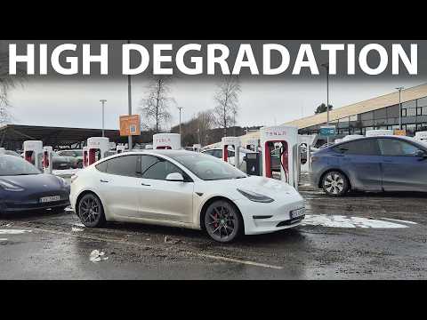 2019 Tesla Model 3 Performance  (MC Hammer) degradation test after 182k km