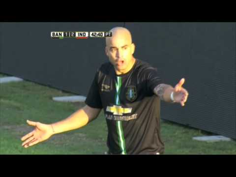 Ya lo estaba festejando. Banfield 1 Independiente 2. Fecha 7. Primera División 2016