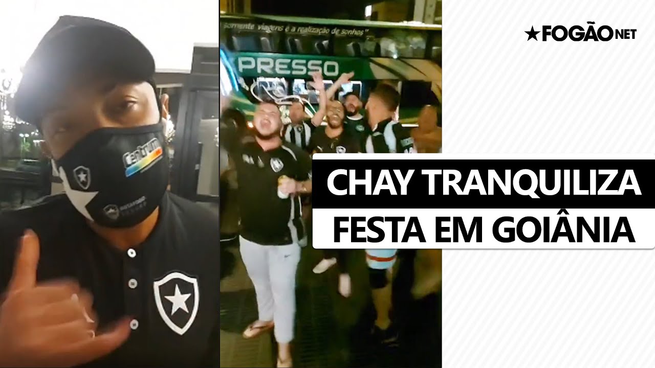 Impedida de entrar na Serrinha, torcida do Botafogo faz festa com time no hotel após empate com Goiás 🏨🔥 Impedida de entrar na Serrinha, torcida do Botafogo faz festa com time no hotel após empate com Goiás 🏨🔥