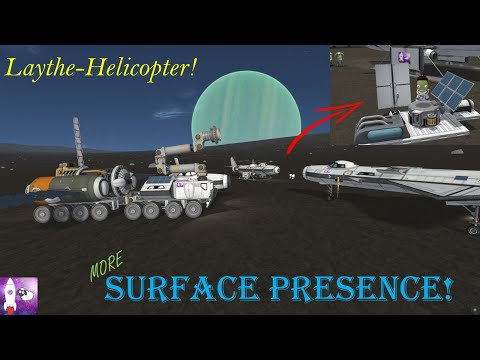 Helicopter and More to Laythes Surface!  [KSP]