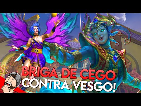 BABA YAGA, Briga de vesgo contra cego! - ⚡ Smite BR Ranked Duelo