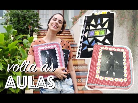 DIY: BACK TO SCHOOL |FILEBOOK/NOTEBOOK| (PART 1) - Paula Stephânia