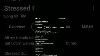 Download lagu Stressed Out - Tiko | Lyrics mp3