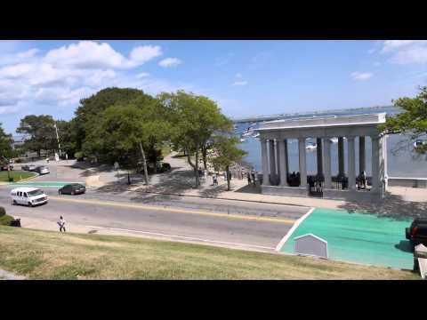 Plymouth Massachusetts  Home of The Pilgrims   Drone Aerial Views HD