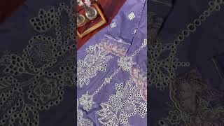 Lilac Straight Kurta Set with Dupatta - Video 2