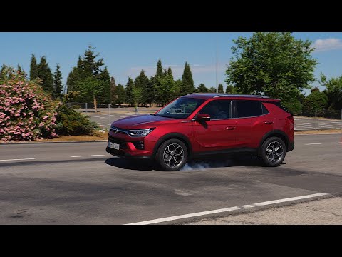SsangYong Korando 2019 – Maniobra de esquiva (moose test) y eslalon | km77.com