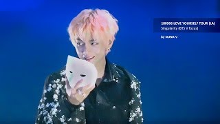 180906 Love yourself tour in LA - Singularity / BTS V focus 4K fancam / 방탄소년단 뷔 직캠