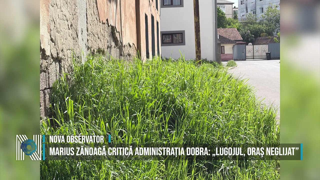 Marius Zănoagă critică administrația Dobra: „Lugojul, oraș neglijat”