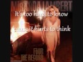 Miranda Lambert - Hurts To Think [Lyrics On Screen]