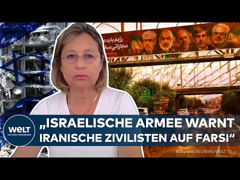 KRIEG ISRAEL - IRAN: Das gab es noch nie! „Israelische Armee warnt iranische Zivilisten auf Farsi“