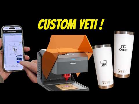 How to Customize a YETI Cup with a 10W Laser (Beginner Guide)