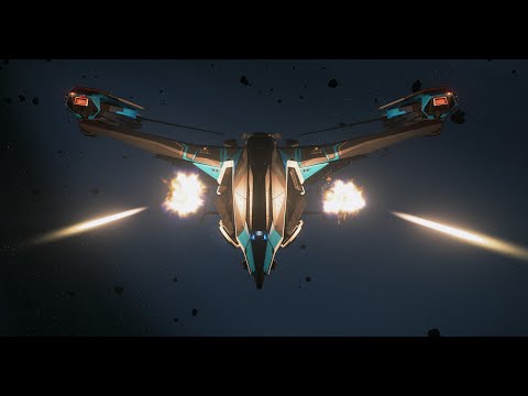 Star Citizen - Prowler High Cal.  (Using two size 5 Redeemer AD5B gatlings)