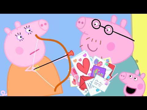 Peppa Pig - Making Valentine's Day Cards