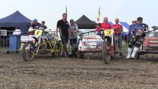 preview picture of video 'Belgian Sidecarcross Championship 2014 - #4 Wachtebeke 2'