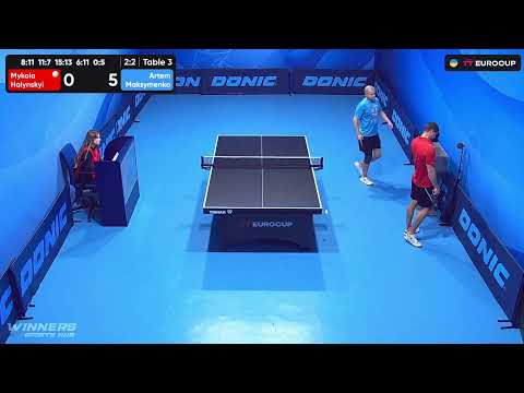 20:05 Mykola Halynskyi - Artem Maksymenko 06.10.2023 TT Euro.Cup Ukraine Star. TABLE 3