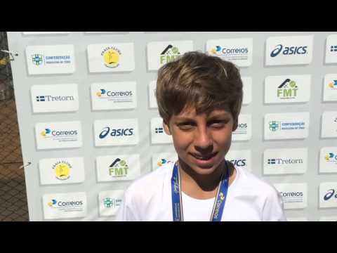 Pedro Boscardin Dias é bicampeão brasileiro de 12 anos