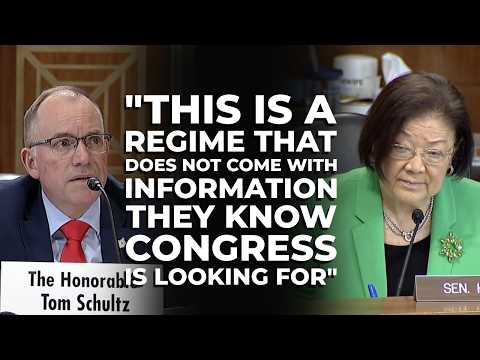 Sen. Hirono Calls Out This Regime's Lack of Accountability and Transparency