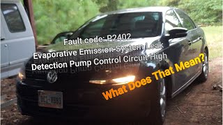 2012 VW Jetta P2402 Fault Code