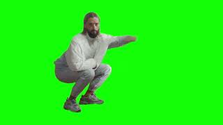 Salvatore Ganacci punching green screen