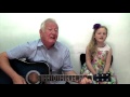 Let It Be - The Beatles - key G - acoustic cover by Hollie & Grandad