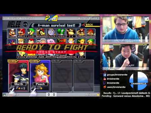 SW55 Winners' R3 - QueTPie (Marth) vs Pelipper (Peach)