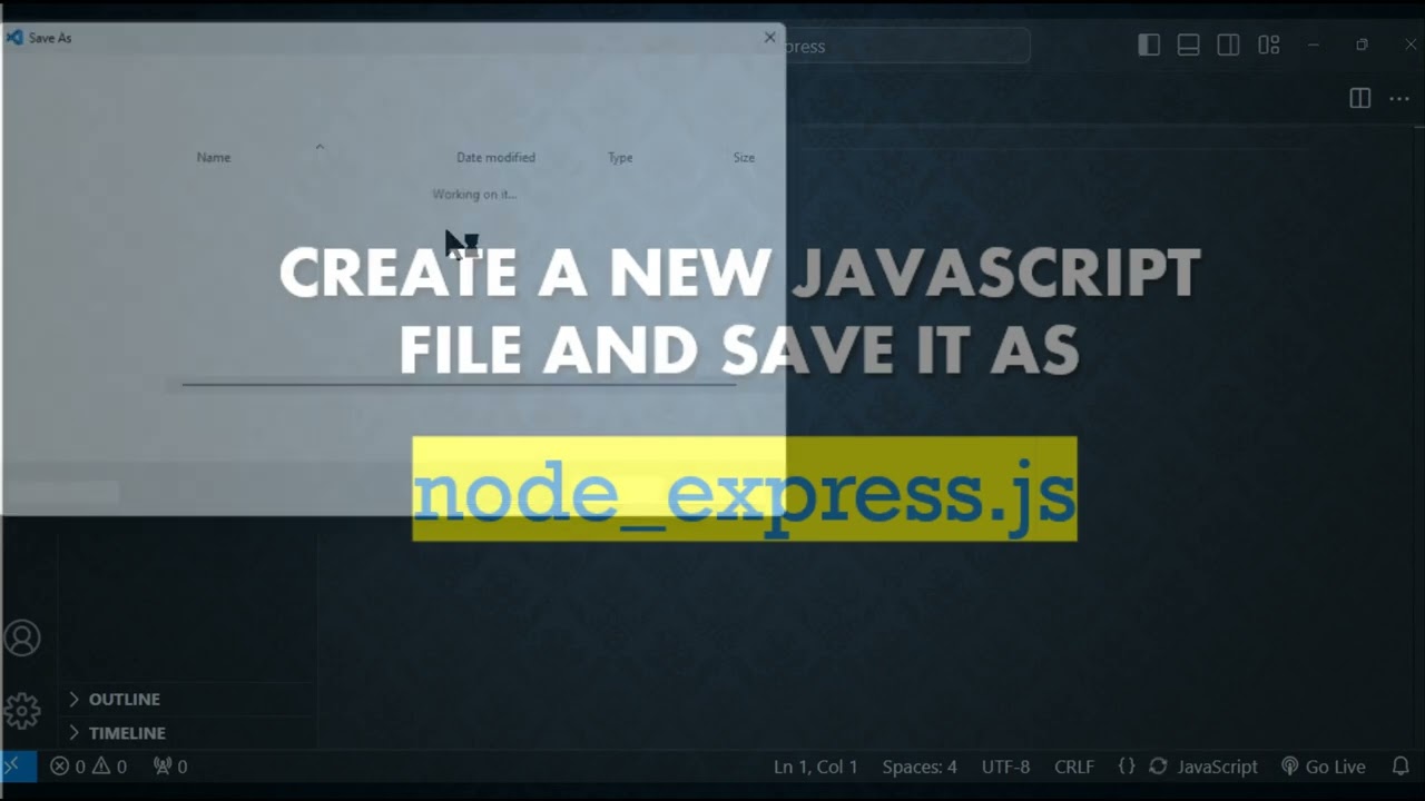 Expressjs server-initial setup.