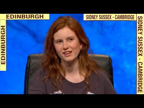 University Challenge 2018/19 E8. Edinburgh v Sidney Sussex - Cambridge.