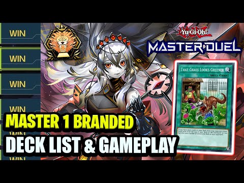 Branded BEST Deck! My NEW MASTER 1 BRANDED DESPIA Deck List & Gameplay (Master Duel)