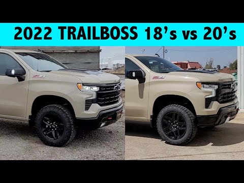 2022 LT Trail Boss Refresh 18's vs 20's - Rims