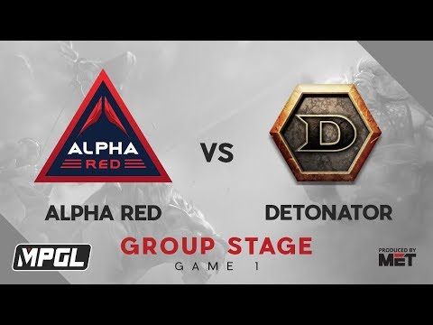 [FIL] Alpha Red vs Detonator | Game 1 | Group Stage Best of 2 | MPGL Asian Championship Dota 2
