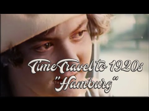 Time Travel to 1920s Hamburg | Old Hamburg Videos from 1920s | Exploring Hamburg's Past