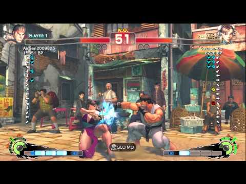 Air [Ryu] vs SavageAbo [Chun] SSF4 Japanese Online Ranked Matches - TRUE HIGH-DEF