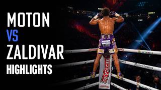 Curmel Moton vs Frank Zaldivar Highlights | Gervonta Davis 2.0