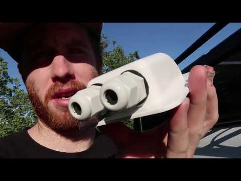 DIY VAN CONVERSION, Drop Ceiling & Solar Wires Through The Roof // EASY VEGANS DV #179