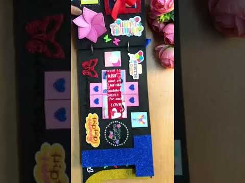 Naming scrapbook | Birthday album | Handmade gift ideas | Sasmita Handmades #shorts #craft #art #diy