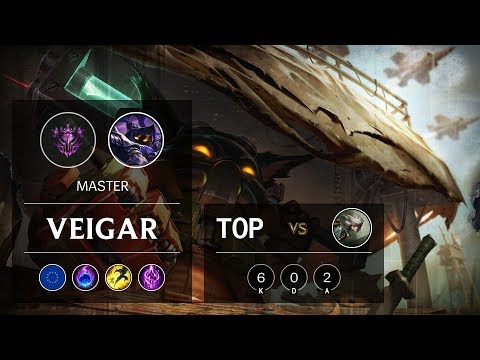 Veigar Top vs Camille - EUW Master Patch 9.13