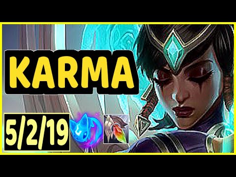 KARMA VS LULU - 5/2/19 KDA SUPPORT GAMEPLAY CHALLENGER I