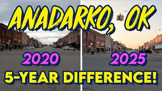 Anadarko, OK / 5-YEAR DIFFERENCE! (2020 vs. 2025) Split Screen!