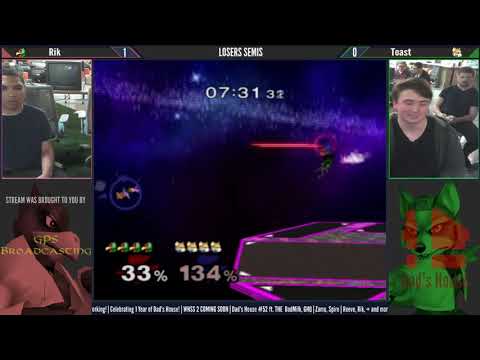 Dad's House #52 [Melee Singles] Rik (Falco) vs Toast (Fox) Loser's Semis