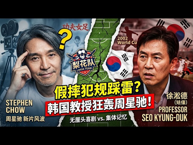 一部无厘头喜剧，怎么让韩国人上赶着对号入座？徐凇德痛批《功夫女足》恶意影射，背后的“心虚集体记忆”藏不住了！